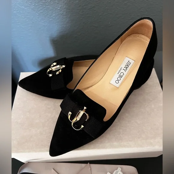 Slightly worn Jimmy Choo loafers. JIMMY CHOO Tylor patent-leather loafers | NET-A-PORTER main image 3